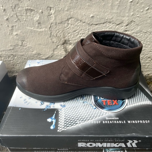 Romika Madera Brown Suede Ankle Boots 6.5/37 - Picture 3 of 7